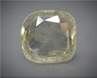 Yellow Sapphire Unheated & Untreated Natural Certified 4.44  CTS.  (  1633  DIN  )